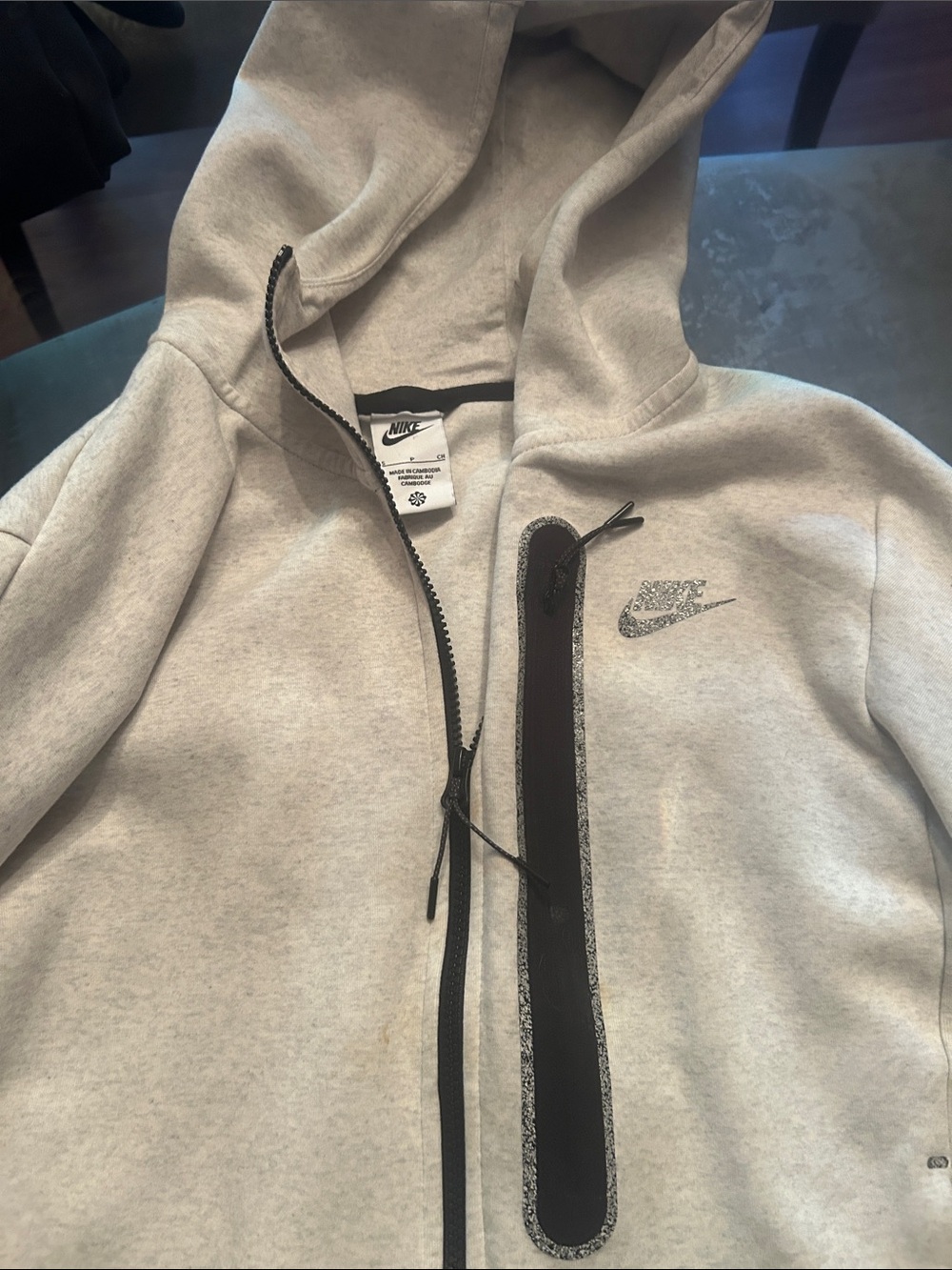 Nike Tech Oatmeal Hoodie & joggers set